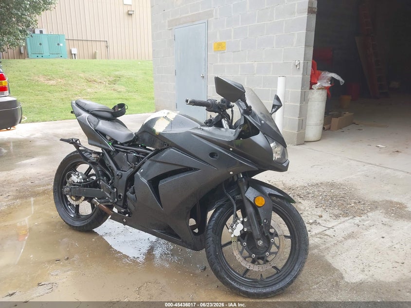 2012 Kawasaki Ex250 VIN JKAEXMJ18CDAB1821 IAAI salvage auction — NORMAL WEAR, Clear (Tennessee), sold $150 on 2026-07-28 (photo 1)