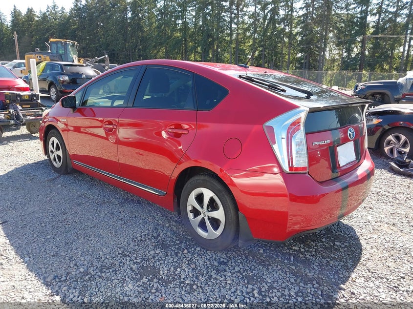 2013 Toyota Prius VIN JTDKN3DU4D0349905 IAAI salvage auction — SIDE, Bill Of Sale (Washington), sold $2,550 on 2026-07-15 (photo 3)
