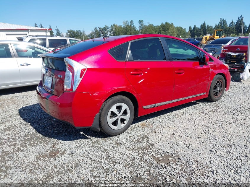 2013 Toyota Prius VIN JTDKN3DU4D0349905 IAAI salvage auction — SIDE, Bill Of Sale (Washington), sold $2,550 on 2026-07-15 (photo 4)