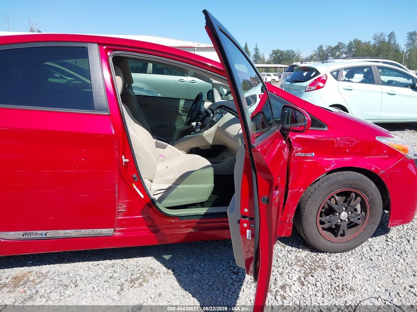 2013 Toyota Prius VIN JTDKN3DU4D0349905 IAAI salvage auction — SIDE, Bill Of Sale (Washington), sold $2,550 on 2026-07-15 (photo 5)