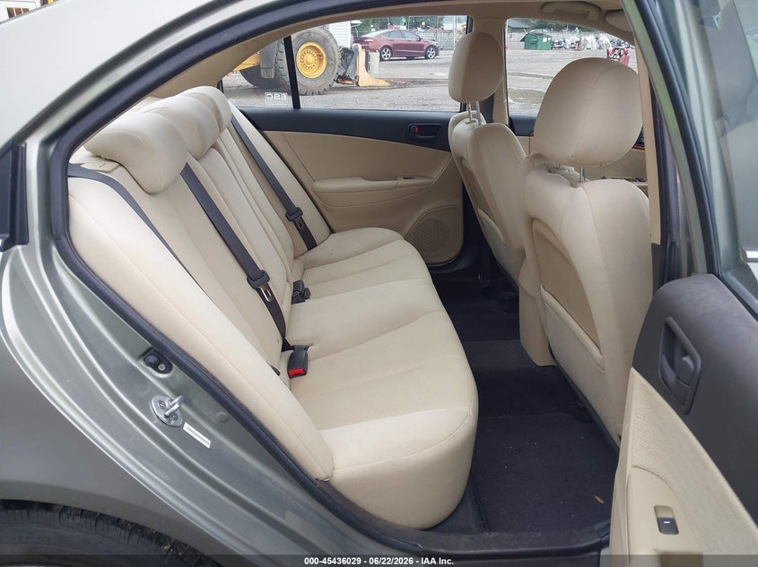 2009 Hyundai Sonata VIN 5NPET46C09H505249 IAAI salvage auction — NORMAL WEAR, Original (Ohio), sold $200 on 2026-07-27 (photo 8)