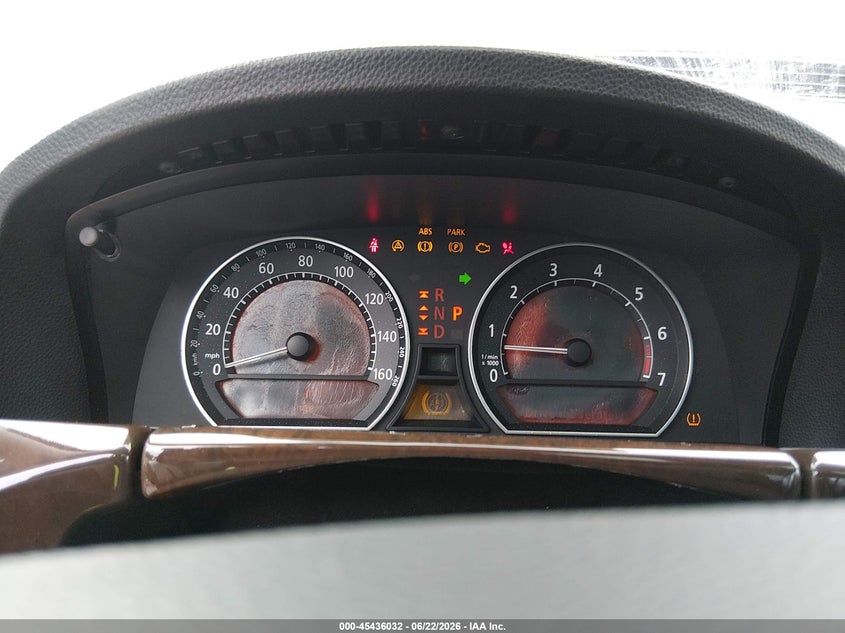2008 BMW 7 series VIN WBAHN83598DT79110 IAAI salvage auction — LEFT FRONT, Clear (South Carolina), sold $375 on 2026-07-28 (photo 7)