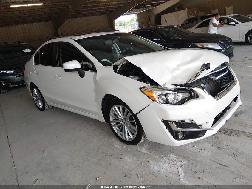 2015 Subaru Impreza VIN JF1GJAK60FH015536 IAAI salvage auction — FRONT END, Clear (Tennessee), sold $425 on 2026-07-29 (photo 1)