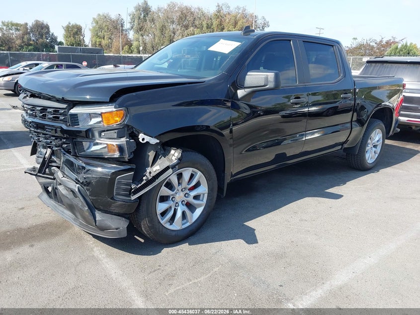 2021 Chevrolet Silverado VIN 3GCPWBEK9MG469947 IAAI salvage auction — FRONT END, Salvage (California), sold $9,300 on 2026-07-30 (photo 2)