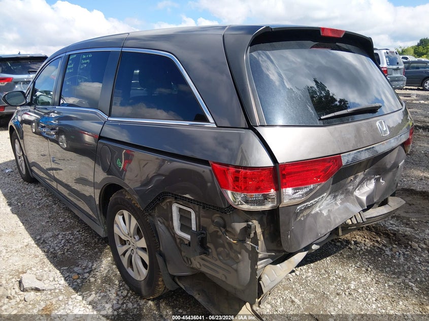 2016 Honda Odyssey VIN 5FNRL5H32GB129413 IAAI salvage auction — REAR END, Salvage (Tennessee), sold $2,700 on 2026-07-09 (photo 3)