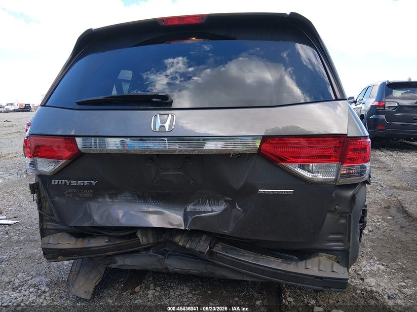 2016 Honda Odyssey VIN 5FNRL5H32GB129413 IAAI salvage auction — REAR END, Salvage (Tennessee), sold $2,700 on 2026-07-09 (photo 6)
