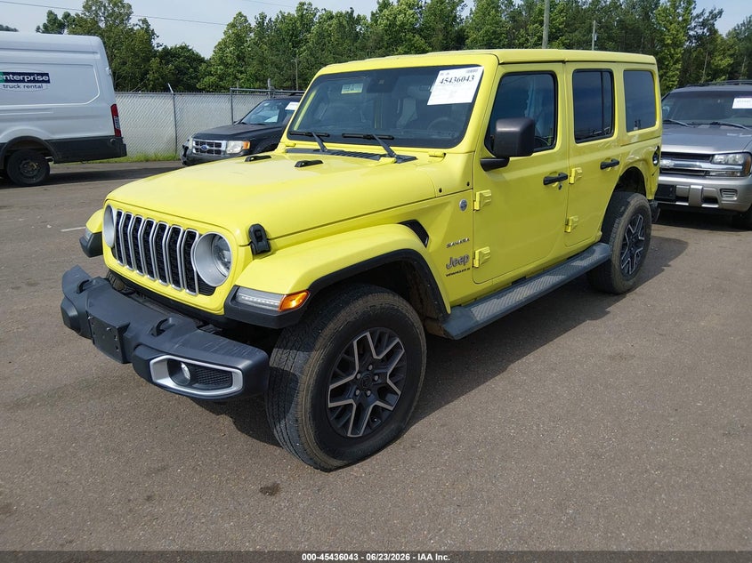 2024 Jeep Wrangler / VIN 1C4PJXEN5RW180949 IAAI salvage auction — REAR END, Salvage (Mississippi), sold $14,600 on 2026-07-30 (photo 2)