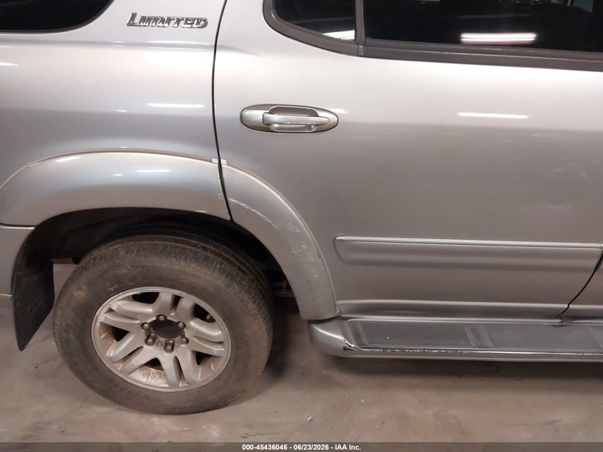 2002 Toyota Sequoia VIN 5TDBT48A82S057793 IAAI salvage auction — SIDE, Mv-907A (New York), sold $1,100 on 2026-07-09 (photo 6)