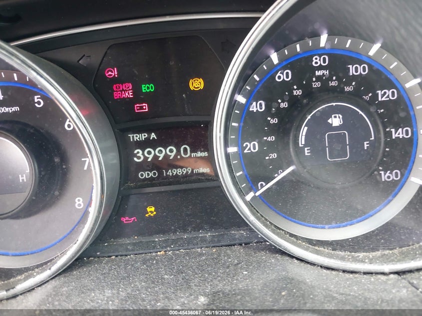 2014 Hyundai Sonata VIN 5NPEB4ACXEH913732 IAAI salvage auction — NORMAL WEAR, Clear (Maryland), sold $475 on 2026-07-15 (photo 7)