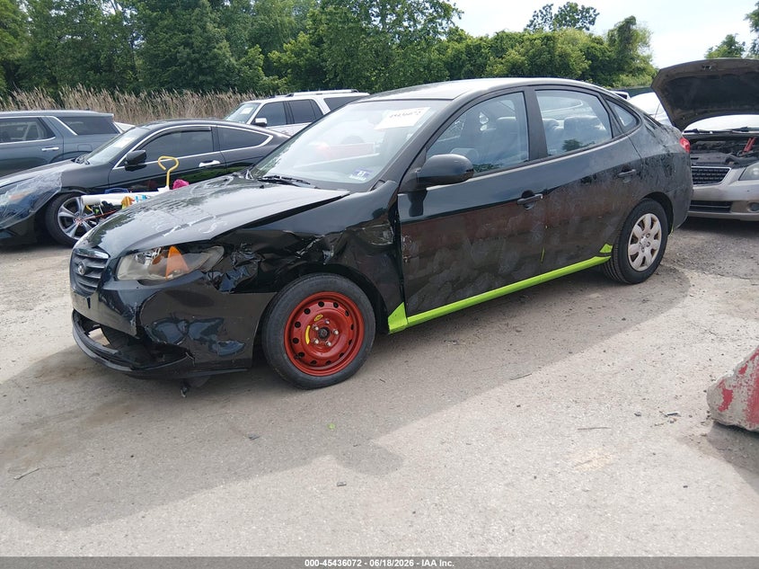 2008 Hyundai Elantra VIN KMHDU46DX8U488381 IAAI salvage auction — NORMAL WEAR, Clear (Virginia), sold $425 on 2026-07-23 (photo 2)