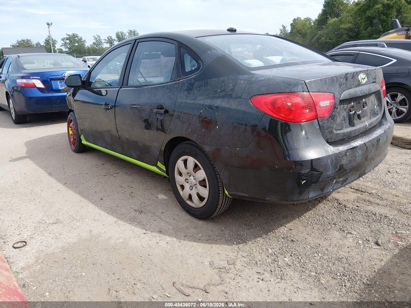 2008 Hyundai Elantra VIN KMHDU46DX8U488381 IAAI salvage auction — NORMAL WEAR, Clear (Virginia), sold $425 on 2026-07-23 (photo 3)