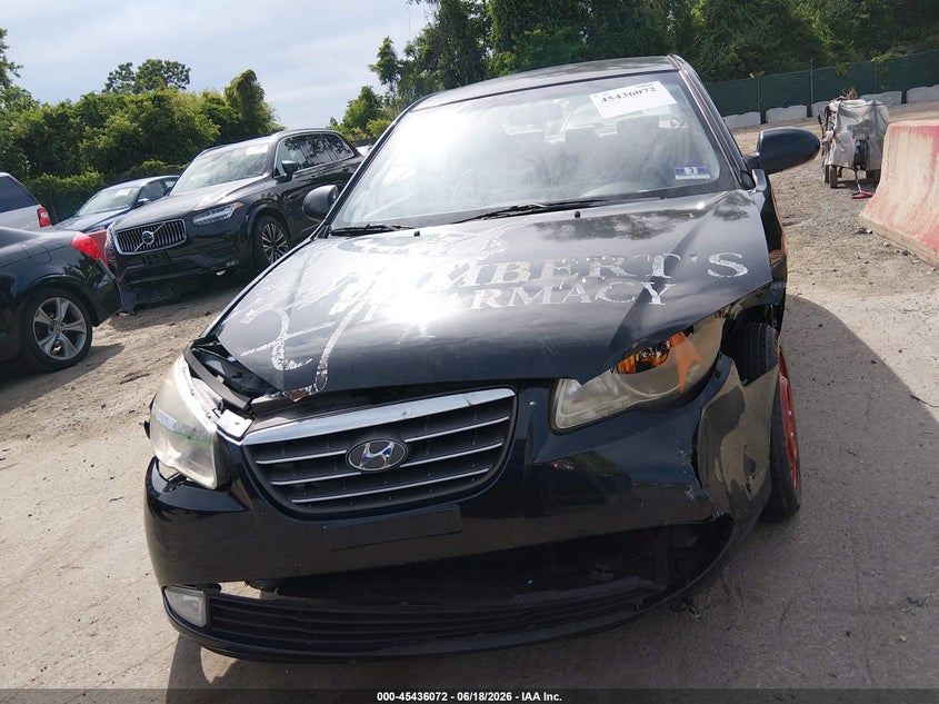 2008 Hyundai Elantra VIN KMHDU46DX8U488381 IAAI salvage auction — NORMAL WEAR, Clear (Virginia), sold $425 on 2026-07-23 (photo 6)
