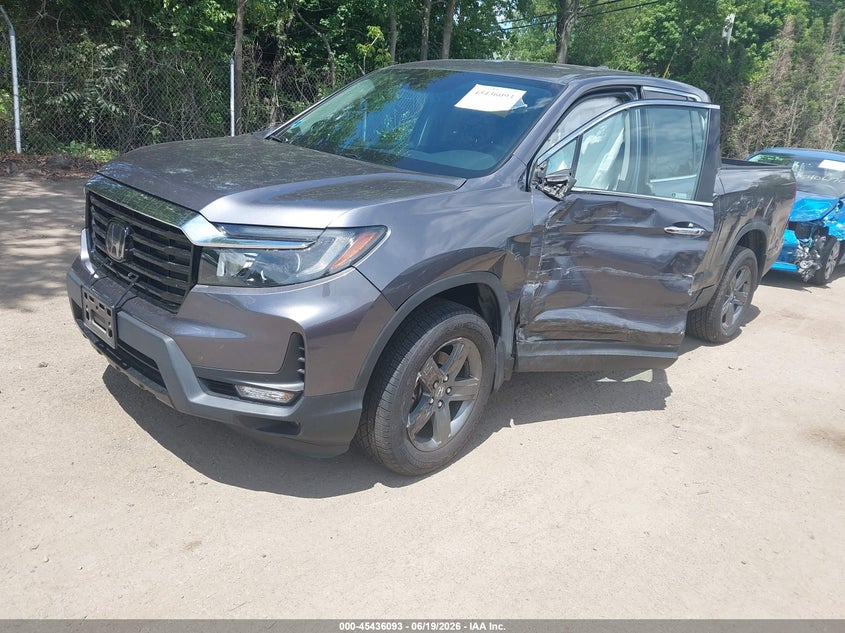 2021 Honda Ridgeline VIN 5FPYK3F79MB026453 IAAI salvage auction — LEFT SIDE, Salvage (Rhode Island), sold $11,950 on 2026-08-18 (photo 2)