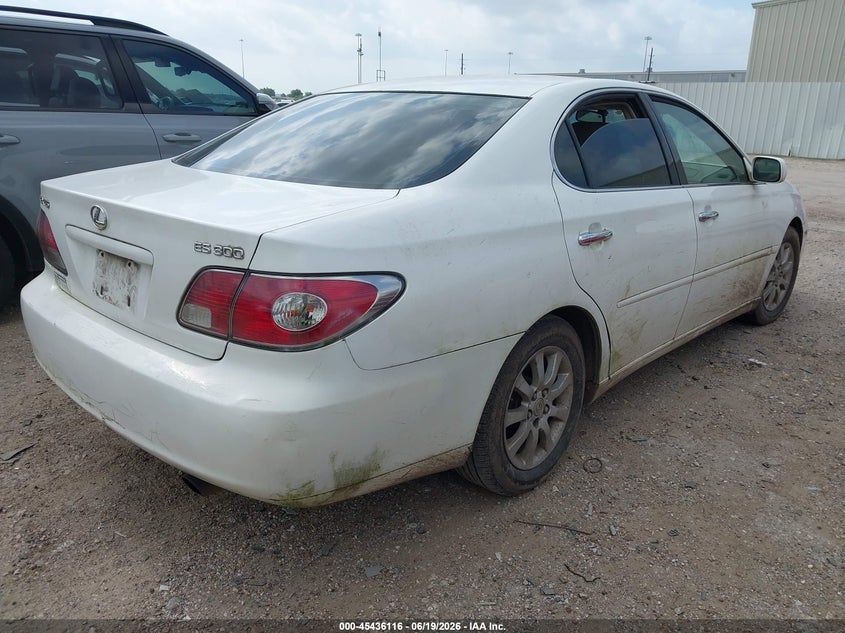 2003 Lexus Es 300 VIN JTHBF30G230123081 IAAI salvage auction — NORMAL WEAR, Original (Texas), sold $475 on 2026-07-09 (photo 4)
