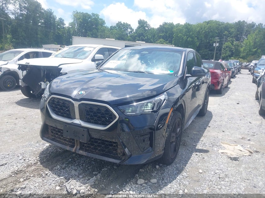 2026 BMW X2 VIN WBX63GM01T5501283 IAAI salvage auction — LEFT FRONT, Clear (Virginia), sold $29,400 on 2026-07-07 (photo 2)