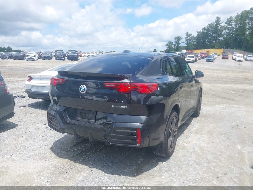 2026 BMW X2 VIN WBX63GM01T5501283 IAAI salvage auction — LEFT FRONT, Clear (Virginia), sold $29,400 on 2026-07-07 (photo 4)