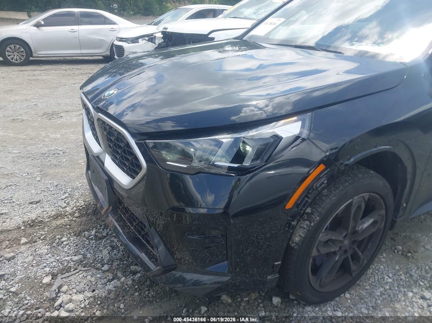 2026 BMW X2 VIN WBX63GM01T5501283 IAAI salvage auction — LEFT FRONT, Clear (Virginia), sold $29,400 on 2026-07-07 (photo 6)