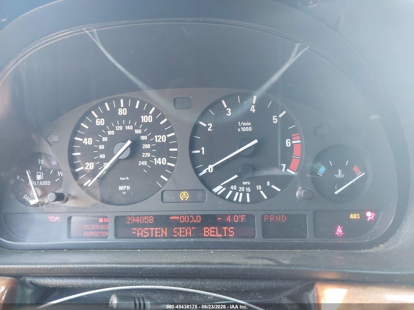 2001 BMW 7er VIN WBAGG83421DN88353 IAAI salvage auction — FRONT END, Salvage (Ohio), sold $450 on 2026-07-27 (photo 7)