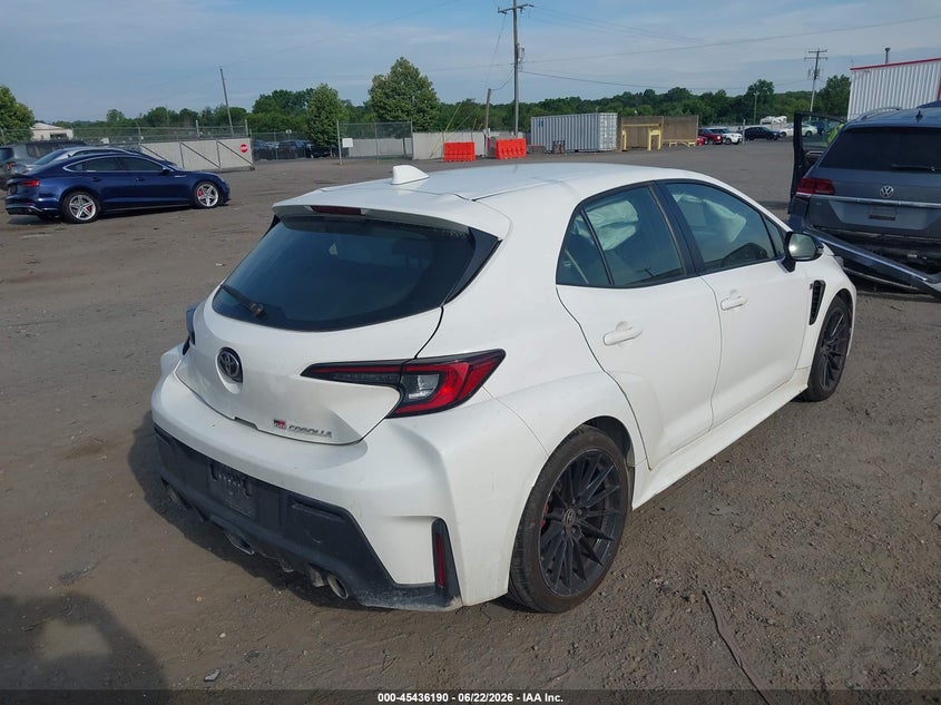2023 Toyota Corolla VIN JTNABAAE9PA006829 IAAI salvage auction — SIDE, Salvage Title, sold $10,300 on 2026-07-29 (photo 4)