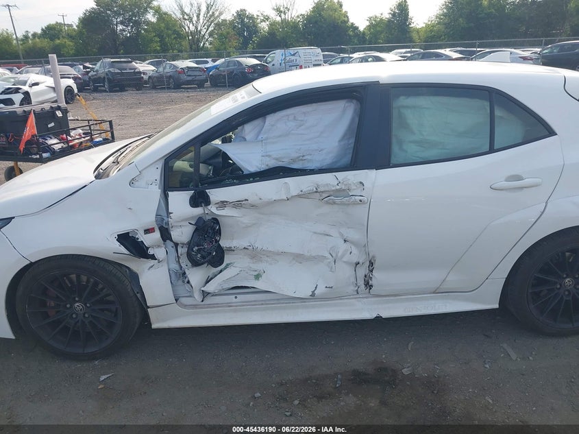 2023 Toyota Corolla VIN JTNABAAE9PA006829 IAAI salvage auction — SIDE, Salvage Title, sold $10,300 on 2026-07-29 (photo 6)
