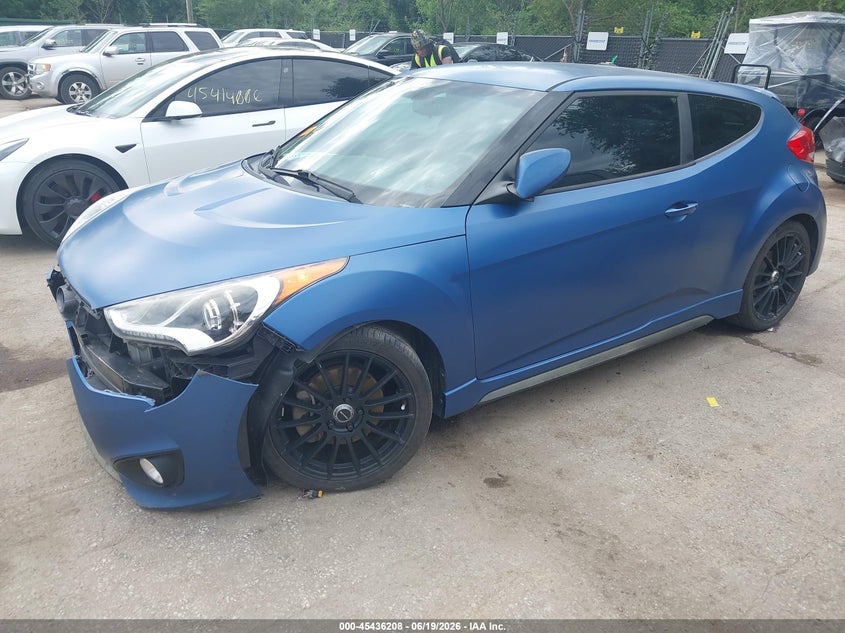 2016 Hyundai Veloster VIN KMHTC6AE5GU264511 IAAI salvage auction — FRONT END, Salvage (Missouri), sold $1,050 on 2026-07-19 (photo 2)