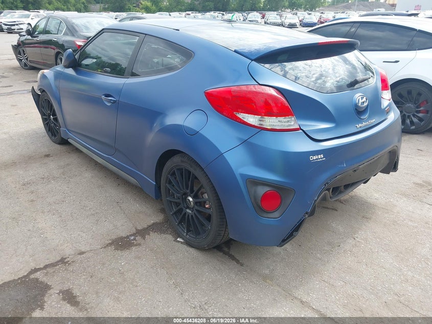 2016 Hyundai Veloster VIN KMHTC6AE5GU264511 IAAI salvage auction — FRONT END, Salvage (Missouri), sold $1,050 on 2026-07-19 (photo 3)