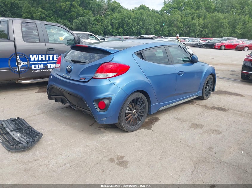 2016 Hyundai Veloster VIN KMHTC6AE5GU264511 IAAI salvage auction — FRONT END, Salvage (Missouri), sold $1,050 on 2026-07-19 (photo 4)