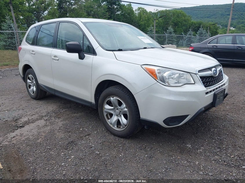 2014 Subaru Forester VIN JF2SJAAC7EH508089 IAAI salvage auction — NORMAL WEAR, Clear (New Jersey), sold $850 on 2026-07-30 (photo 1)