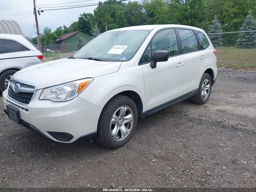 2014 Subaru Forester VIN JF2SJAAC7EH508089 IAAI salvage auction — NORMAL WEAR, Clear (New Jersey), sold $850 on 2026-07-30 (photo 2)