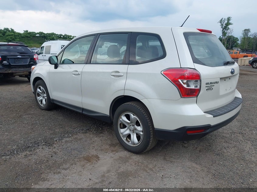 2014 Subaru Forester VIN JF2SJAAC7EH508089 IAAI salvage auction — NORMAL WEAR, Clear (New Jersey), sold $850 on 2026-07-30 (photo 3)