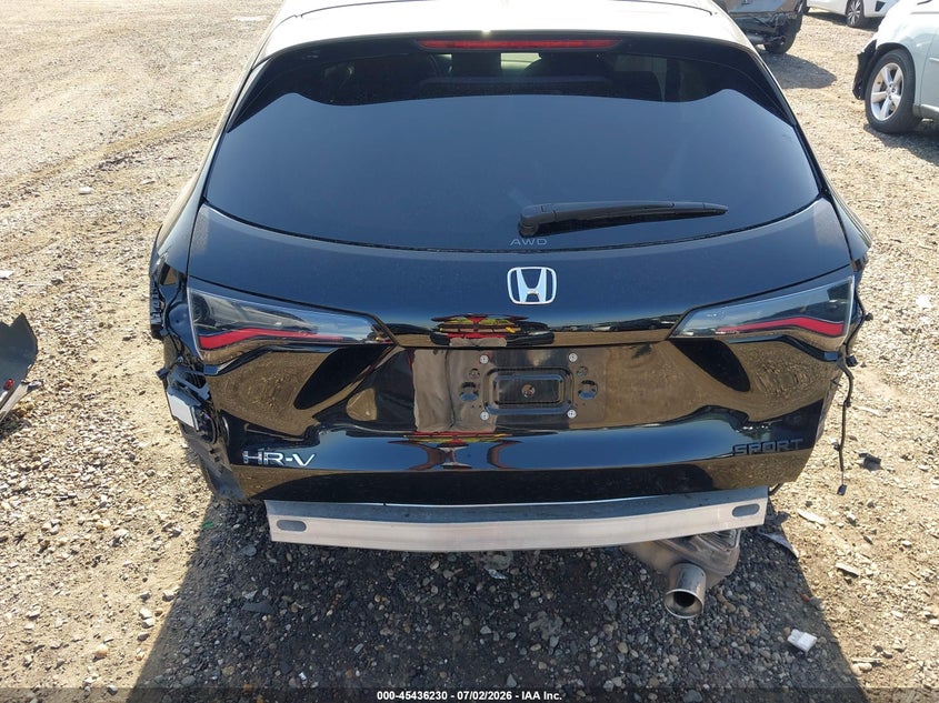 2025 Honda Hr-v VIN 3CZRZ2H53SM732142 IAAI salvage auction — REAR END, Wait Title, sold $9,450 on 2026-08-25 (photo 6)