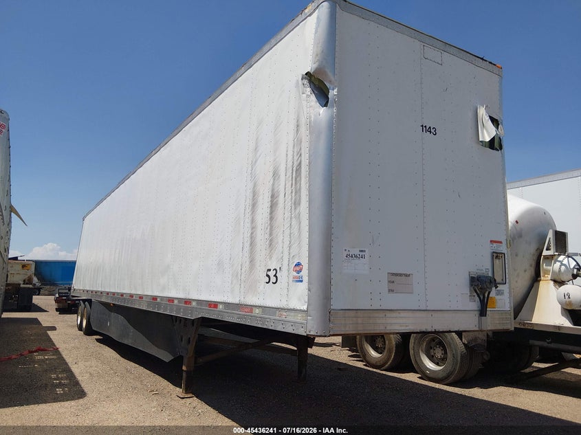 2017 Utility trailer mfg Unknown VIN 1UYVS2539HG934922 IAAI salvage auction — FRONT & REAR, Salvage (Colorado), sold $725 on 2026-09-09 (photo 1)