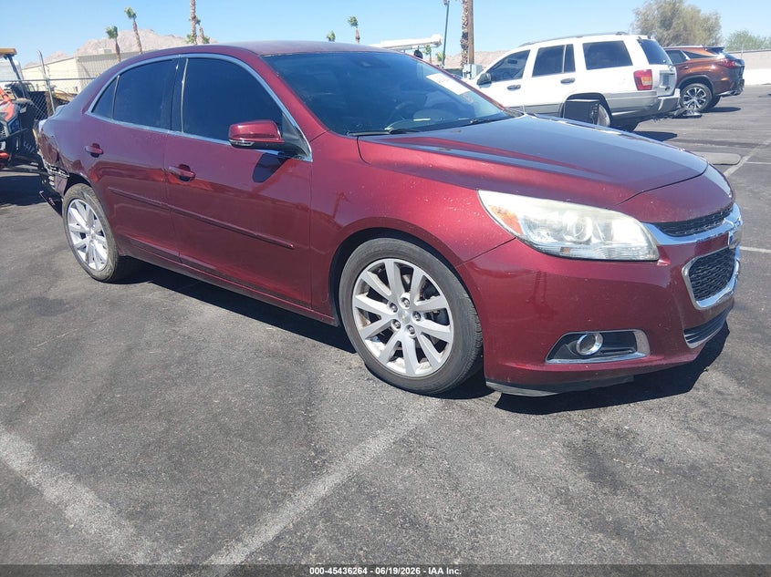 2015 Chevrolet Malibu VIN 1G11E5SX7FF313414 IAAI salvage auction — REAR END, Salvage Title, sold $25 on 2026-07-24 (photo 1)