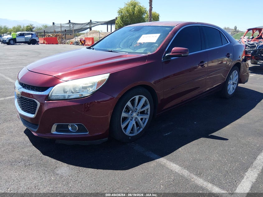 2015 Chevrolet Malibu VIN 1G11E5SX7FF313414 IAAI salvage auction — REAR END, Salvage Title, sold $25 on 2026-07-24 (photo 2)