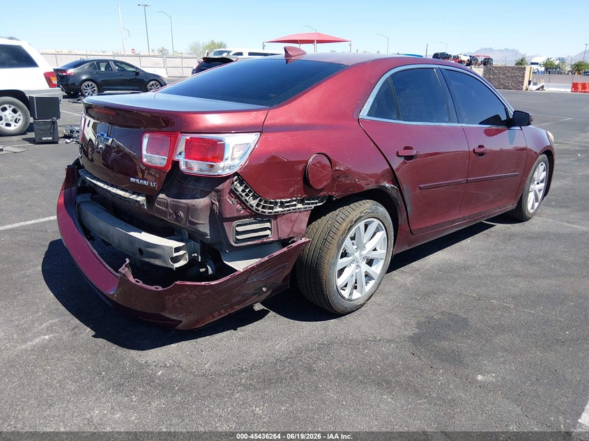 2015 Chevrolet Malibu VIN 1G11E5SX7FF313414 IAAI salvage auction — REAR END, Salvage Title, sold $25 on 2026-07-24 (photo 4)