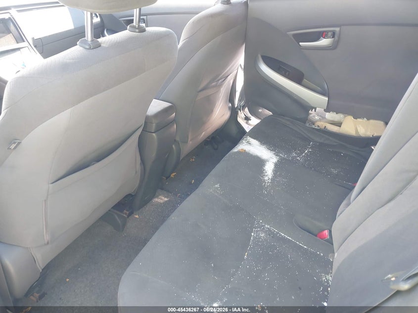 2011 Toyota Prius VIN JTDKN3DUXB5326094 IAAI salvage auction — RIGHT SIDE, Salvage - Greater Than 75% (Maryland), sold $125 on 2026-07-28 (photo 8)