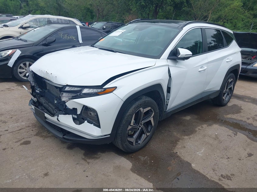 2023 Hyundai Tucson VIN KM8JFCA16PU136126 IAAI salvage auction — FRONT & REAR, Salvage (Missouri), sold $7,600 on 2026-07-29 (photo 2)