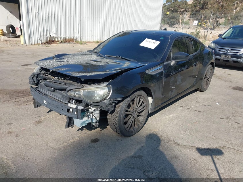 2015 Subaru Brz VIN JF1ZCAC16F9604350 IAAI salvage auction — FRONT END, Salvage (California), sold $25 on 2026-07-21 (photo 2)