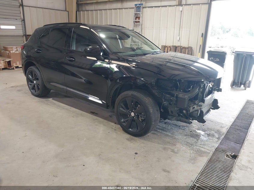2021 Buick Envision VIN LRBFZNR42MD177682 IAAI salvage auction — FRONT END, Salvage Title, sold $3,850 on 2026-07-23 (photo 1)
