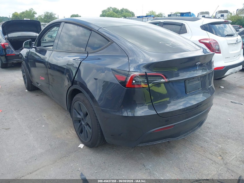 2025 Tesla Model y VIN 7SAYGDEE1SA337520 IAAI salvage auction — FRONT END, Salvage (North Carolina), sold $10,900 on 2026-07-30 (photo 3)