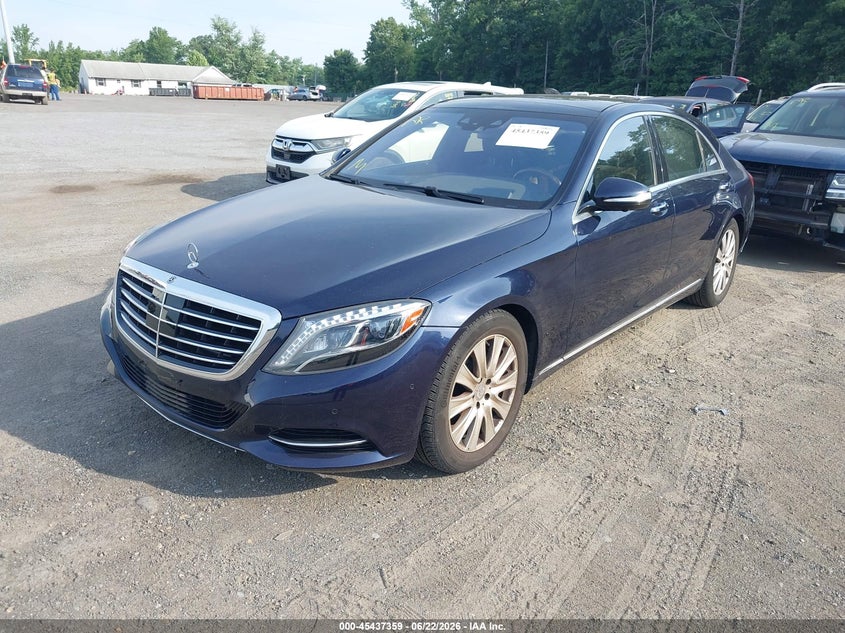 2015 Mercedes-benz S-klasse VIN WDDUG8FB6FA165564 IAAI salvage auction — LEFT REAR, Salvage - 75% Or Less (Maryland), sold $14,750 on 2026-07-08 (photo 2)