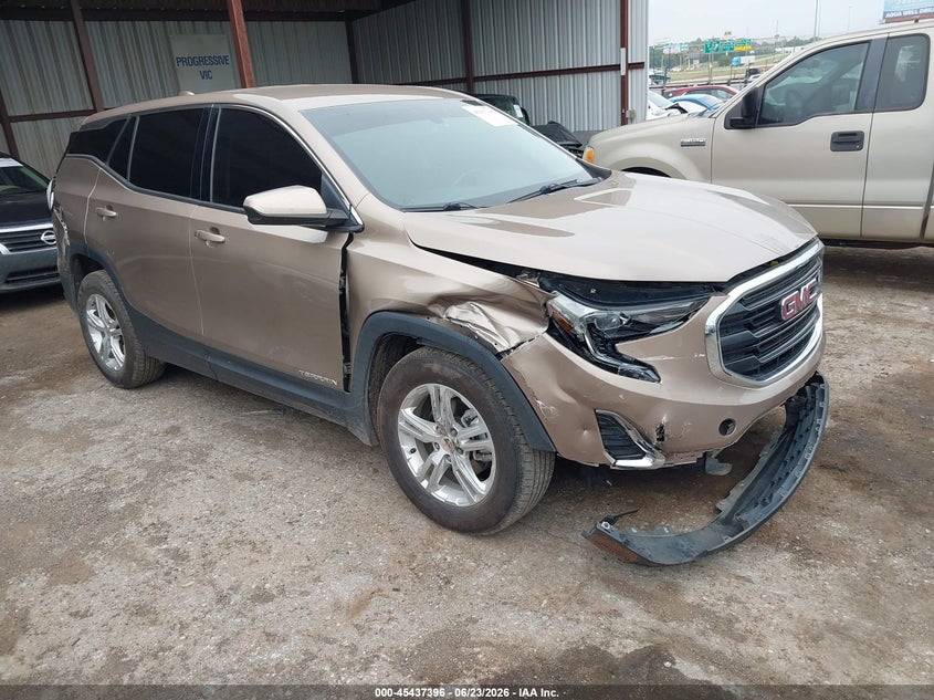 2018 Gmc Terrain VIN 3GKALMEV6JL277428 IAAI salvage auction — FRONT END, Salvage (Oklahoma), sold $2,650 on 2026-07-23 (photo 1)