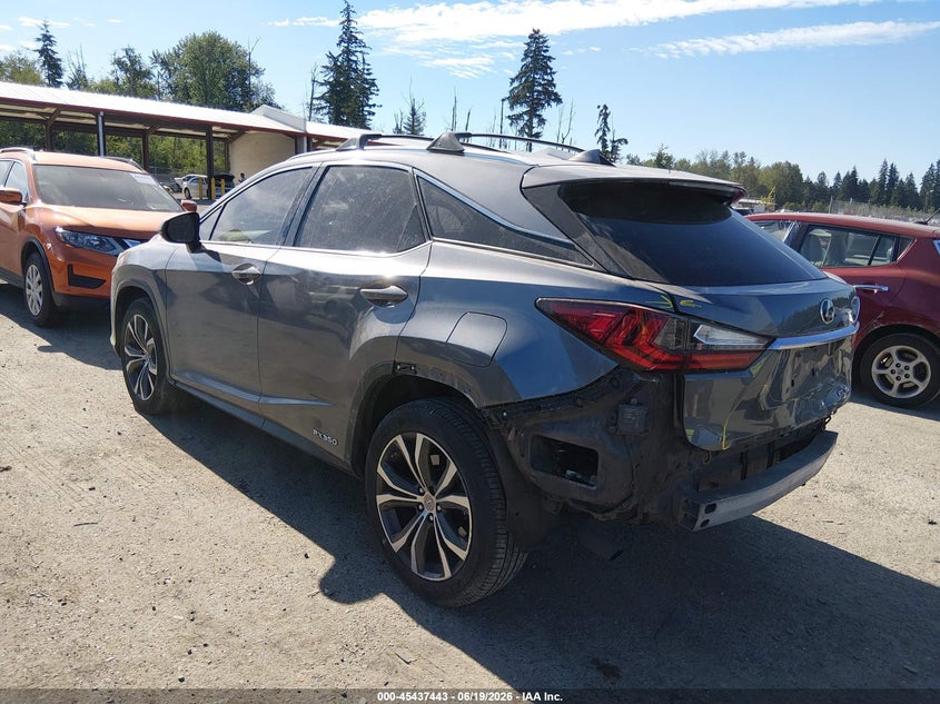 2017 Lexus Rx VIN 2T2BZMCA5HC056054 IAAI salvage auction — REAR END, Bill Of Sale (Washington), sold $10,100 on 2026-07-18 (photo 3)