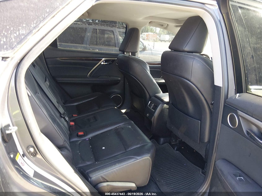2017 Lexus Rx VIN 2T2BZMCA5HC056054 IAAI salvage auction — REAR END, Bill Of Sale (Washington), sold $10,100 on 2026-07-18 (photo 8)