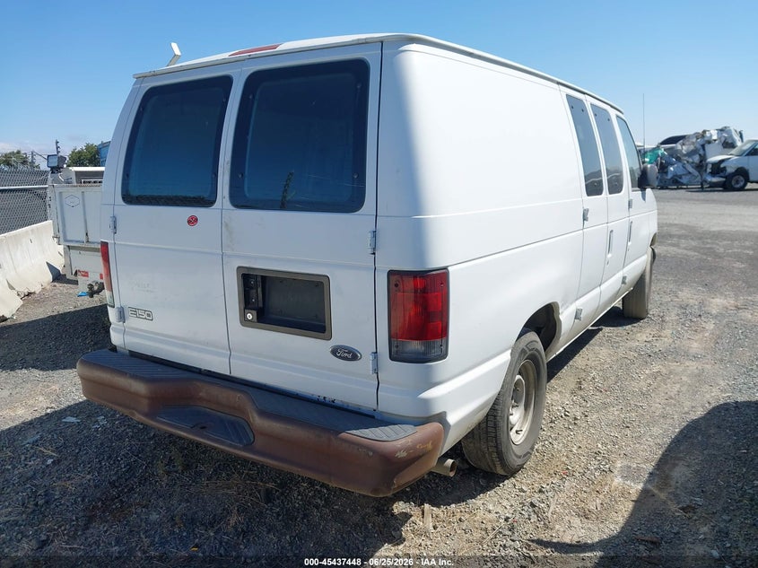 2002 Ford E 150 VIN 1FTRE14202HA81662 IAAI salvage auction — NORMAL WEAR, Clear (California), sold $1,400 on 2026-07-09 (photo 4)