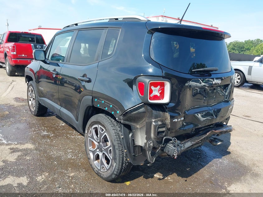 2016 Jeep Renegade VIN ZACCJBDTXGPD41971 IAAI salvage auction — FRONT END, Salvage - Greater Than 75% (Maryland), sold $1,350 on 2026-07-15 (photo 3)