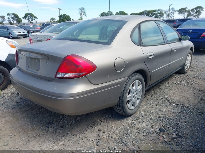 2007 Ford Taurus VIN 1FAFP53U87A145220 IAAI salvage auction — NORMAL WEAR, Clear (California), sold $325 on 2026-07-09 (photo 4)