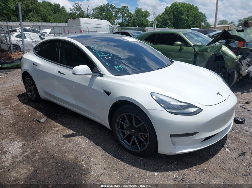 2019 Tesla Model 3 VIN 5YJ3E1EAXKF345000 IAAI salvage auction — REAR END, Salvage (Idaho), sold $6,600 on 2026-08-02 (photo 1)