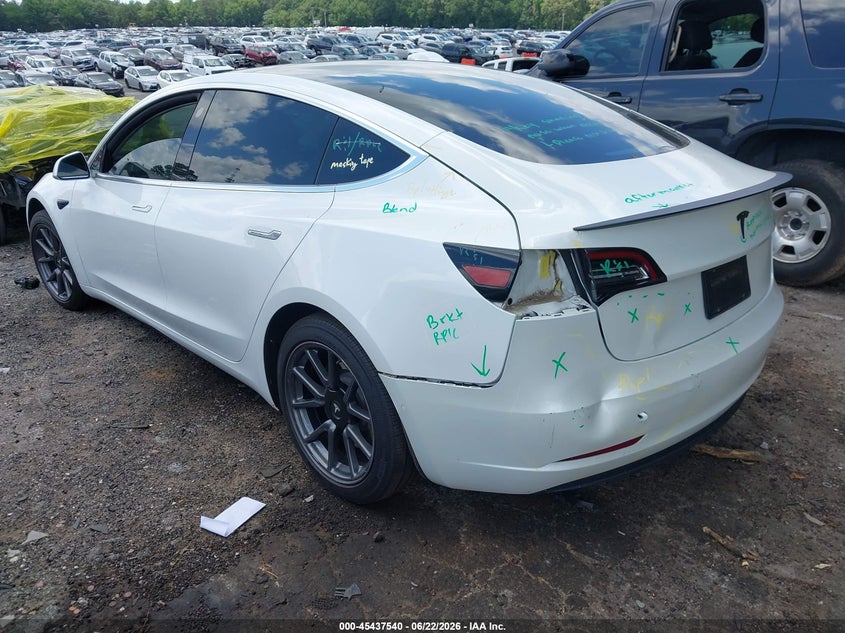 2019 Tesla Model 3 VIN 5YJ3E1EAXKF345000 IAAI salvage auction — REAR END, Salvage (Idaho), sold $6,600 on 2026-08-02 (photo 3)