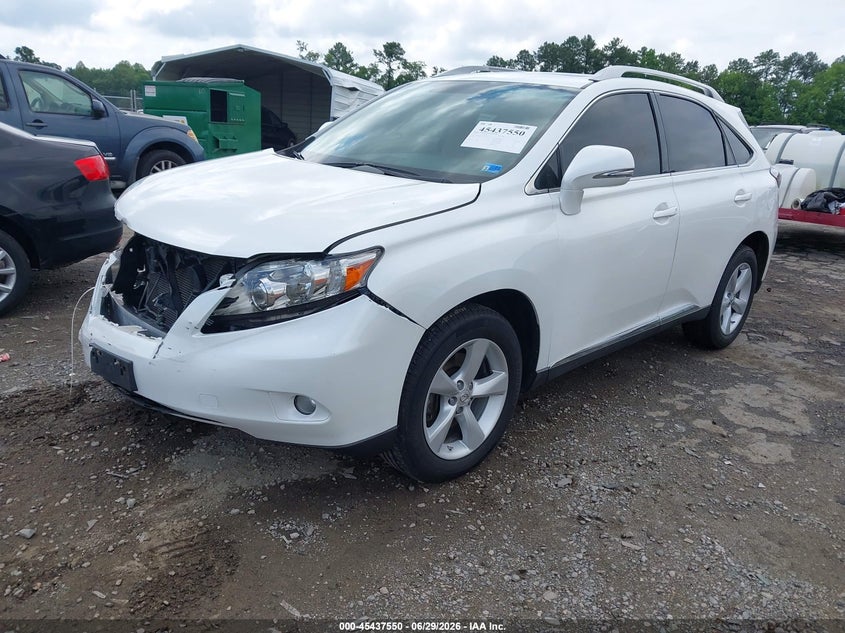 2010 Lexus Rx VIN JTJBK1BA0A2403509 IAAI salvage auction — FRONT END, Salvage (Virginia), sold $3,700 on 2026-07-11 (photo 2)